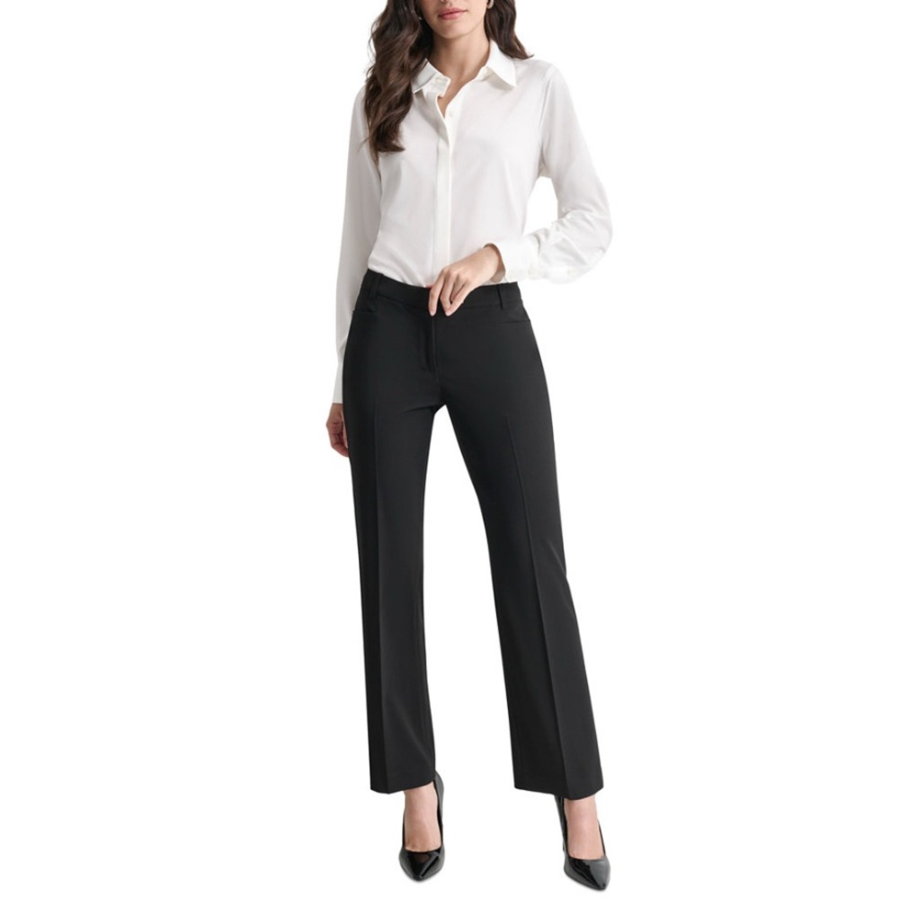 DKNY Black Straight Leg Women's Pants